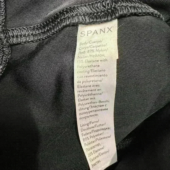 Spanx Faux Leather Leggings Black Size Small - Picture 11 of 11